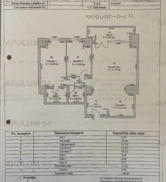 Apartament 3 camere, lux- Pipera-Scoala Americana